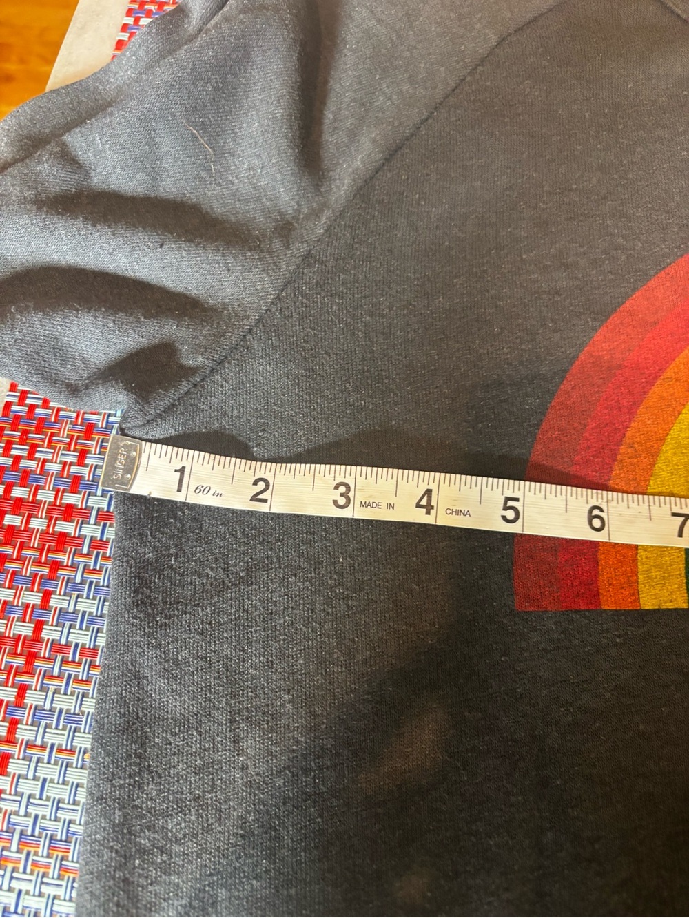 Aviator Nation rainbow 🌈 graphic sweatshirt *size small - Picture 6 of 6
